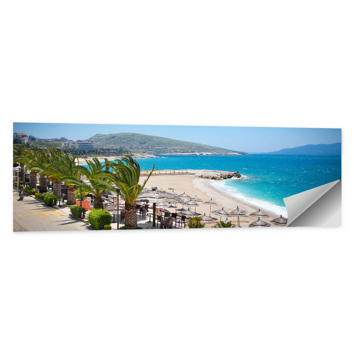 Saranda Seaside View Wall Art as a poster print