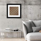 Deco Fan Pattern Illustration Wall Art