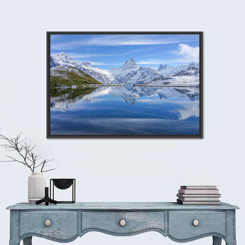 Scenic Mountain Lake Switzerland Wall Art