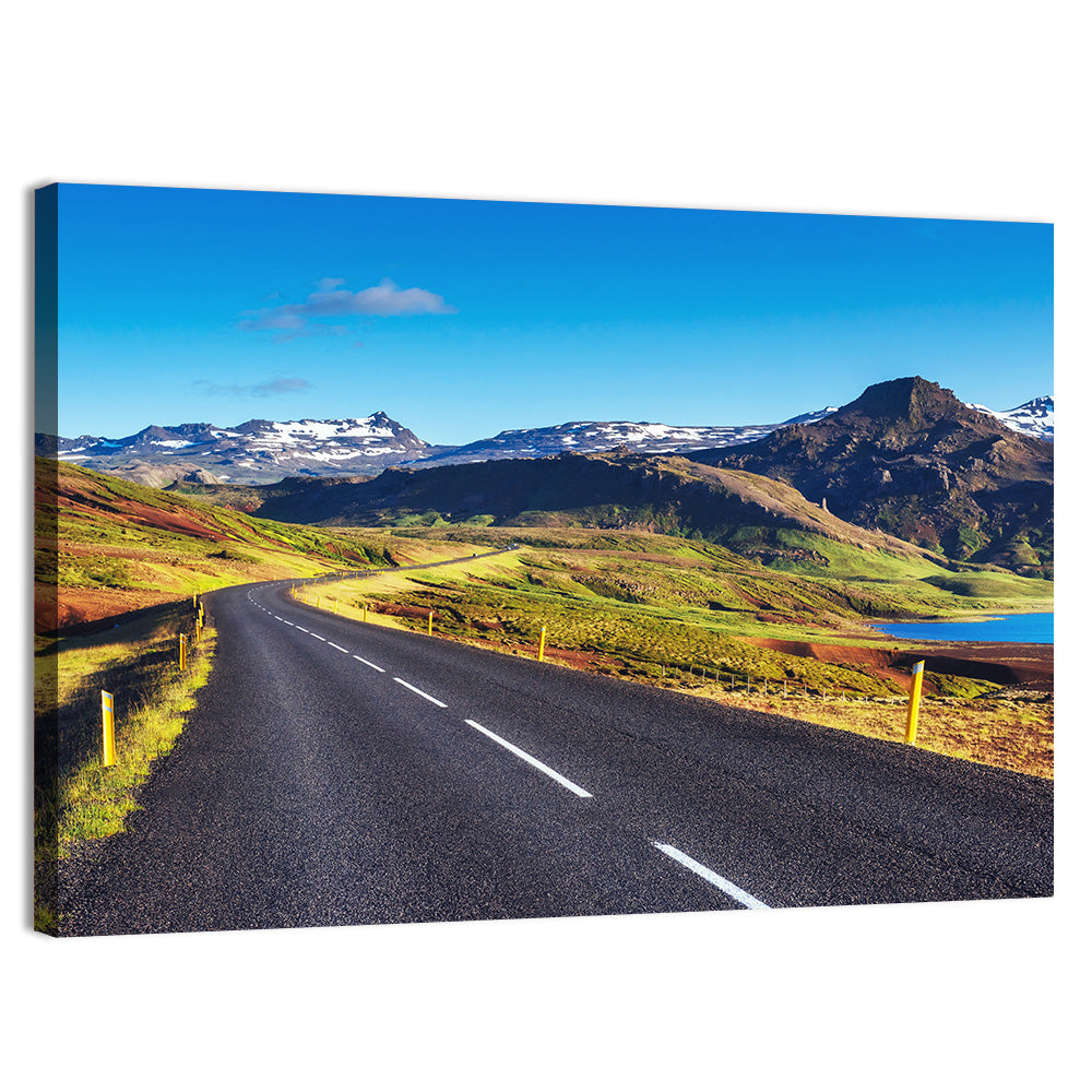 Icelandic Mountain Road Wall Art