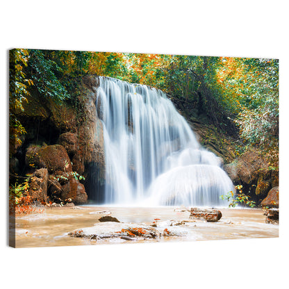 Planthong Waterfall Phuphaman Thailand Wall Art