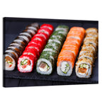 Sushi Rolls on Slate Wall Art