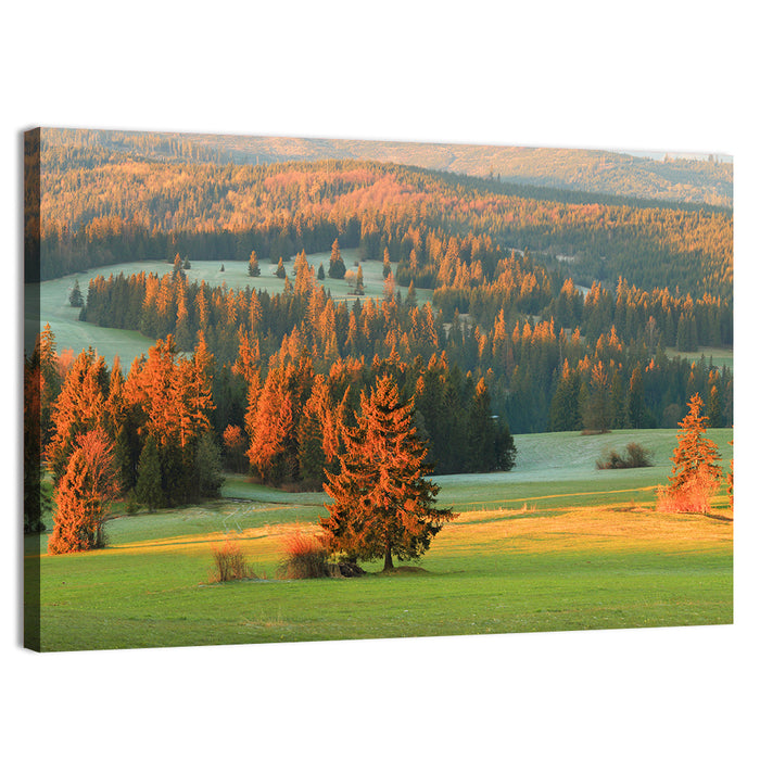 Tatra Mountain Hills Wall Art as a canvas print