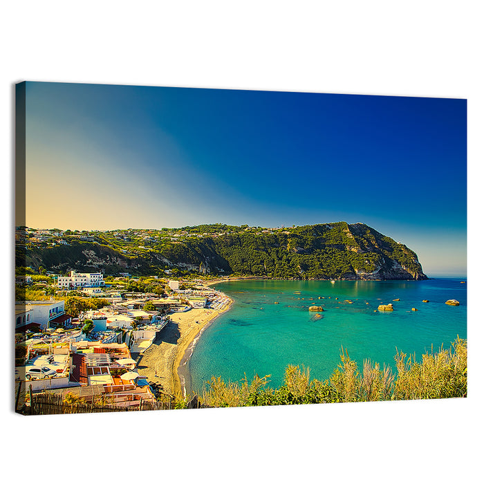 Maronti Beach, Ischia Italy Wall Art as a canvas print