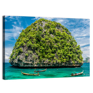 Rocky Island In Thailand Wall Art