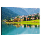 Lake Auronzo Reflection Wall Art