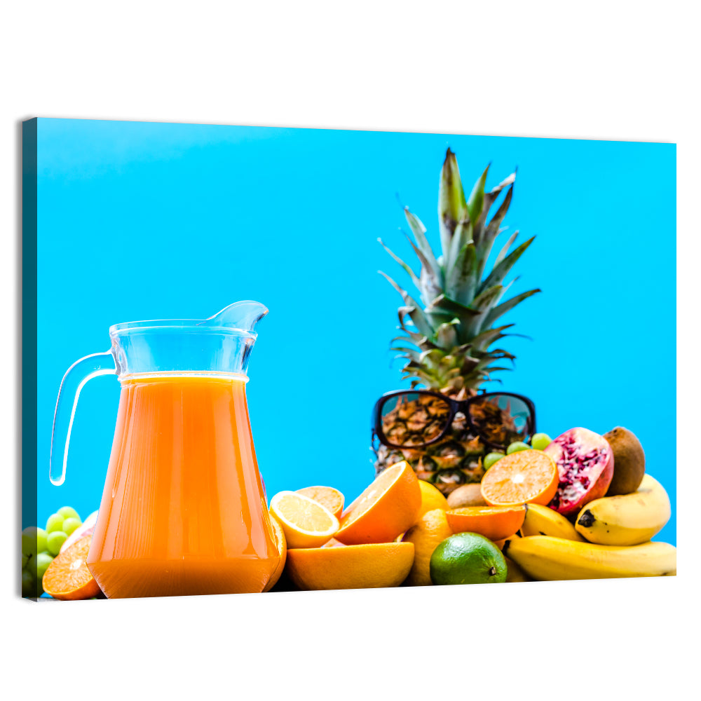 Fresh Tropical Juice Wall Art
