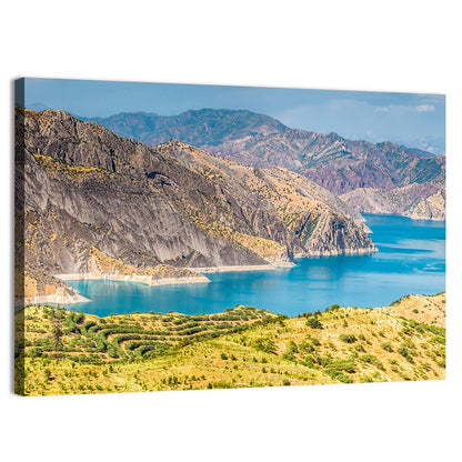 Nurek Reservoir, Tajikistan Wall Art