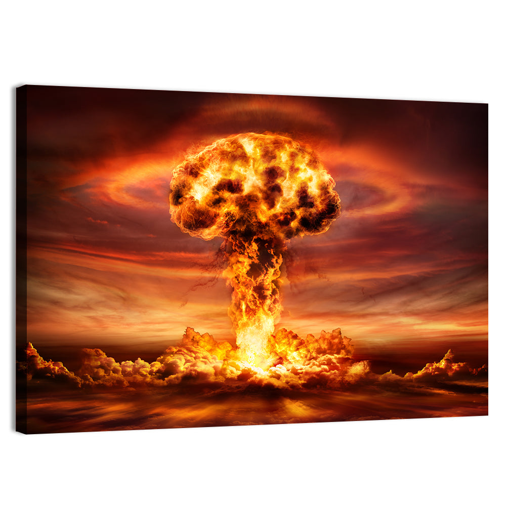 Nuclear Mushroom Cloud Wall Art