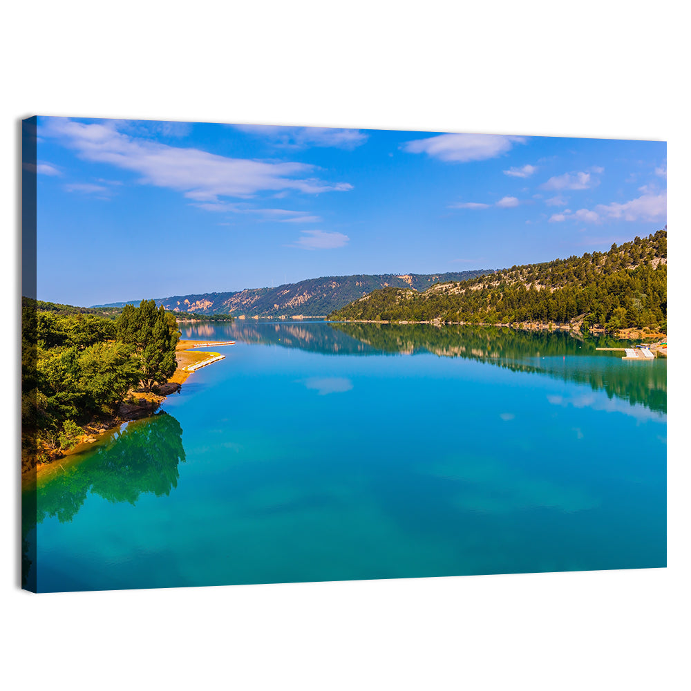 Lake Sainte Croix Du Verdon Wall Art