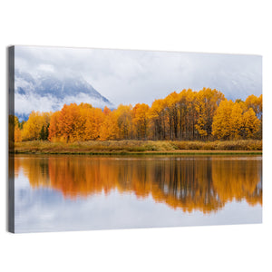 Grand Teton In Autumn Wall Art