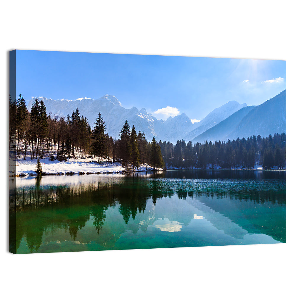 Alpine Lake Reflection Wall Art
