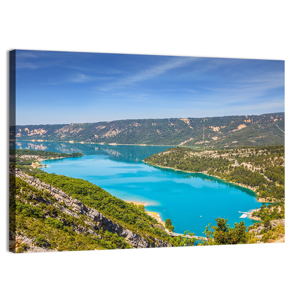 Canyon of Verdon Wall Art, canvas print, landscape
