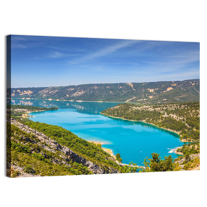 Canyon of Verdon Wall Art as a canvas print