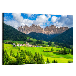 Magdalena Village & Odle Dolomites Group Wall Art