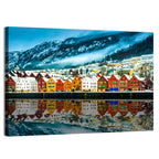 Bryggen Harbor, Bergen Wall Art