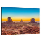 Monument Valley Sunrise with Winding Road Wall Art
