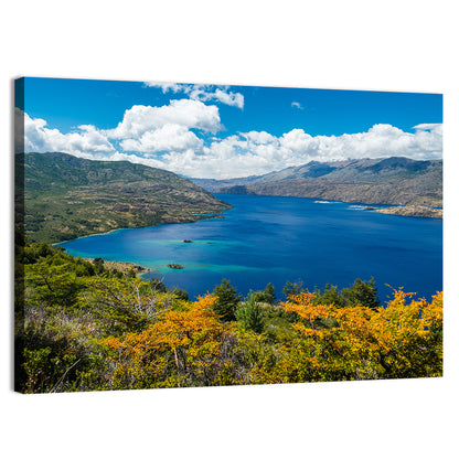 Lake Cochrane Autumn Shore Wall Art