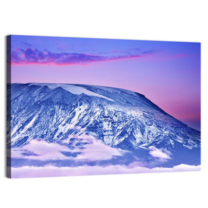 Purple Dusk Over Kilimanjaro Wall Art