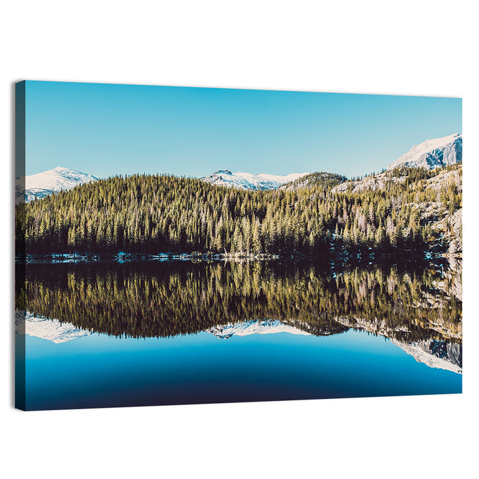 Bear Lake Reflection, Colorado Wall Art as a canvas print