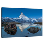 Matterhorn Sunset Over Stelli Lake Wall Art