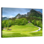 Berchtesgaden Meadow Road Wall Art