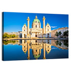 Karlskirche with Reflecting Pool Wall Art