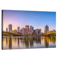 Allegheny River at Twilight Wall Art