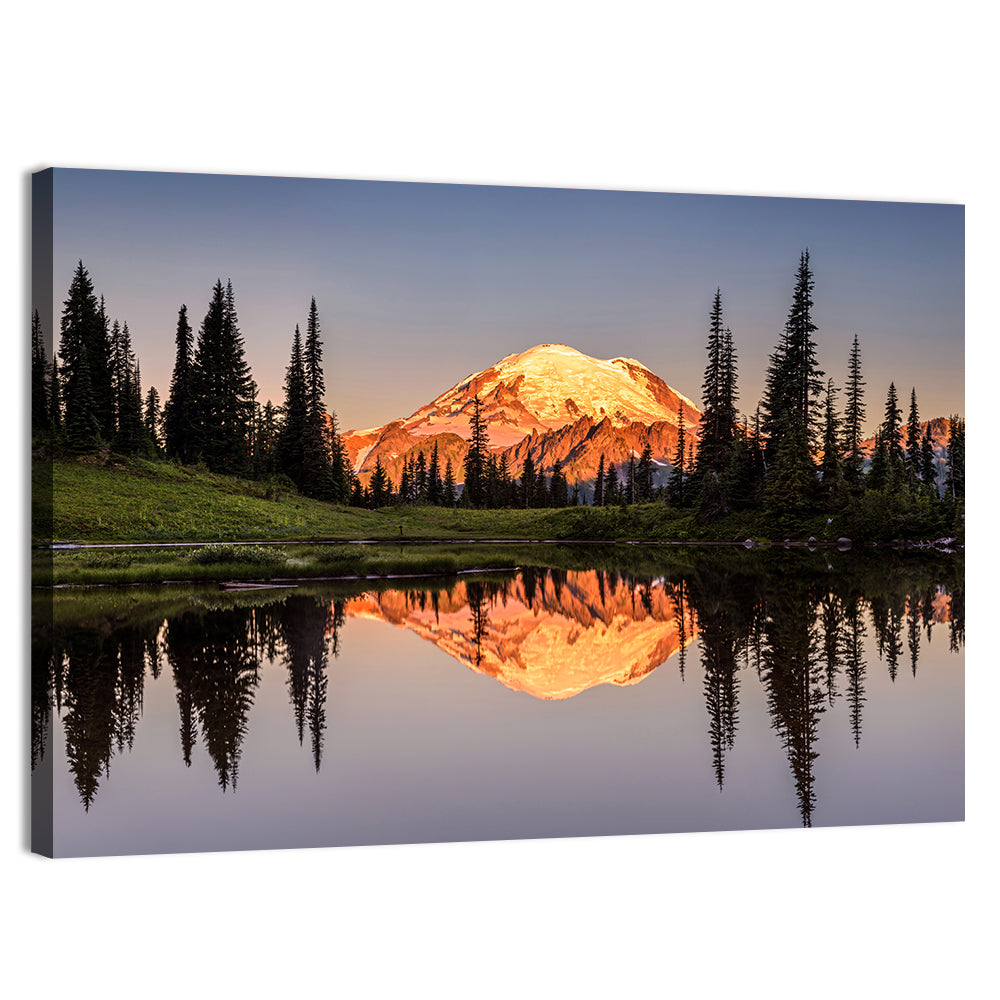 Mount Rainier From Tipsoo Lake Wall Art