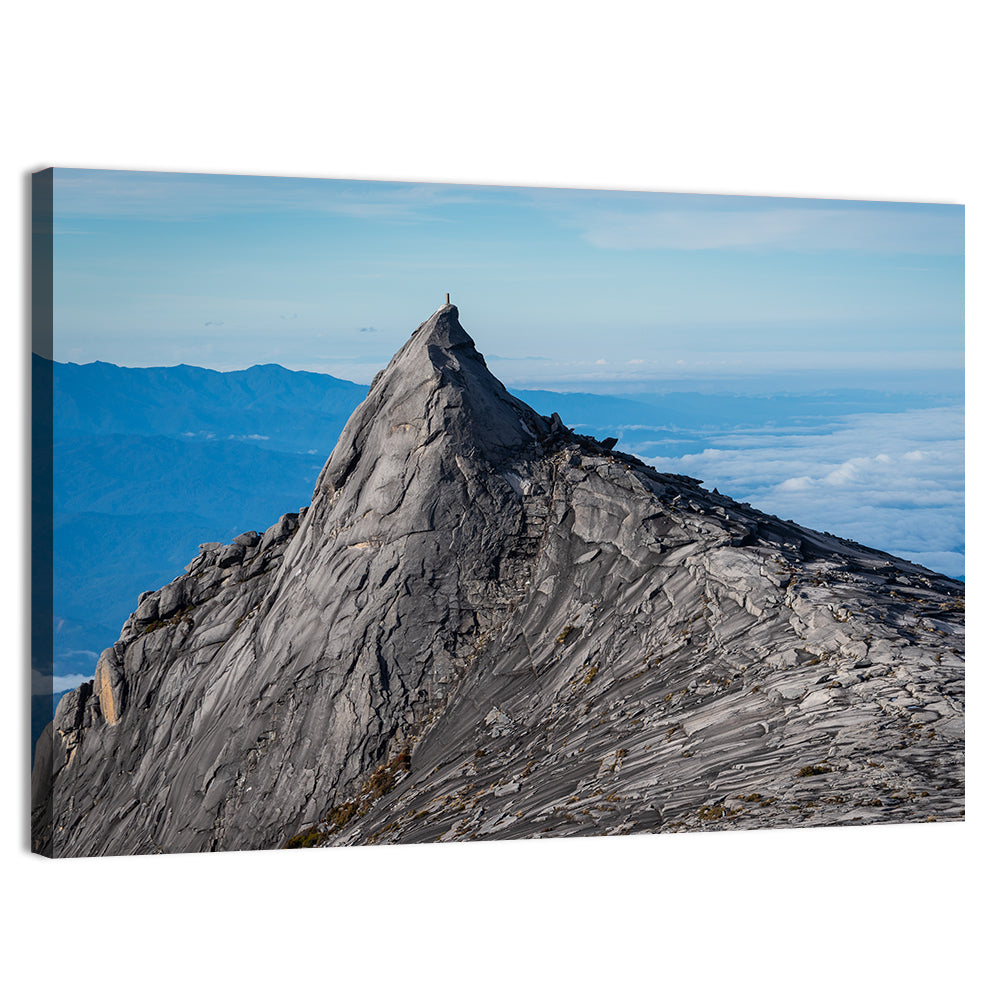 South Peak Of Kinabalu Mountain Wall Art