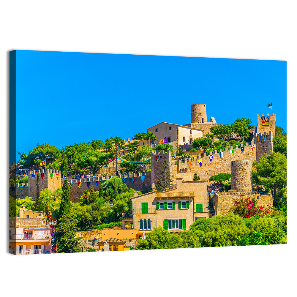 Capdepera Castle Hilltop View Wall Art