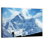 Himalayan Climber Silhouette Wall Art