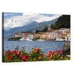 Bellagio Floral Shore Lake Como Wall Art