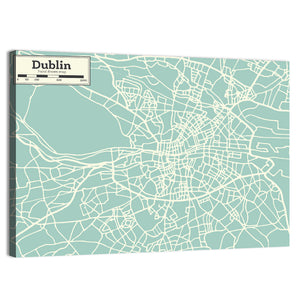 Dublin Map Wall Art