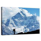 Hiker in Everest Region Wall Art