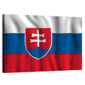 Slovak Flag with Heraldic Shield Wall Art
