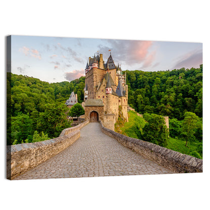 Eltz Castle at Dusk Wall Art