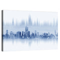 Abstract Skyscraper Reflection Wall Art