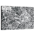 Manchester Street Grid Map Wall Art