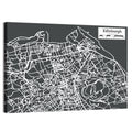 Edinburgh Minimalist City Map Wall Art