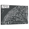Samara Aerial Map Wall Art