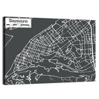 Samara Aerial Map Wall Art