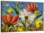 Sunlit Wildflower Meadow Wall Art
