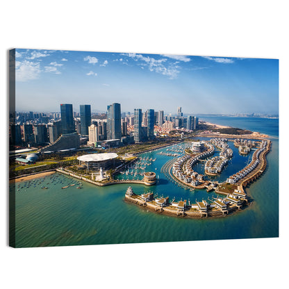 Xiamen Wuyuan Bay Skyline Wall Art