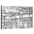 Hand-drawn Milwaukee City Map Wall Art