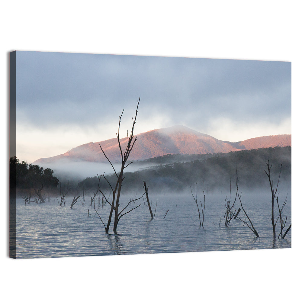 Lake Eildon Morning Mist Wall Art