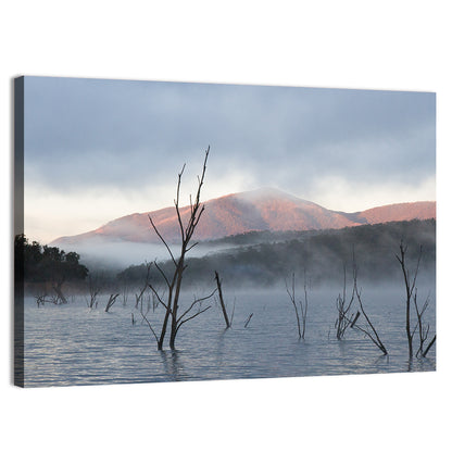 Lake Eildon Morning Mist Wall Art