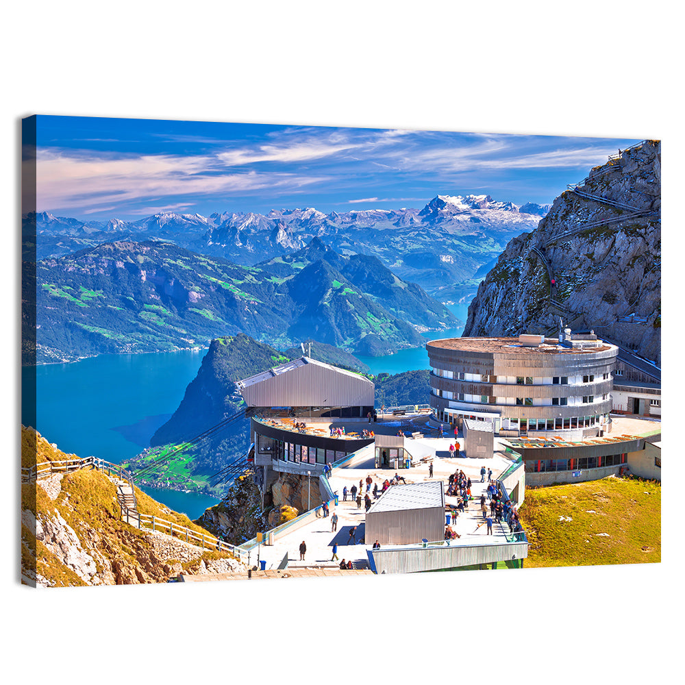 Mount Pilatus Kulm Summit View Wall Art