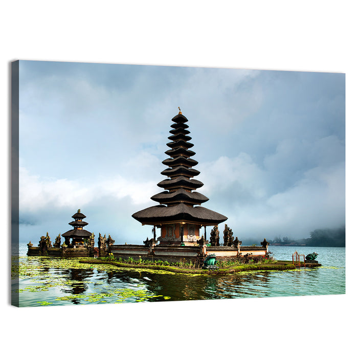 Pura Ulun Danu Bratan Temple Wall Art as a canvas print