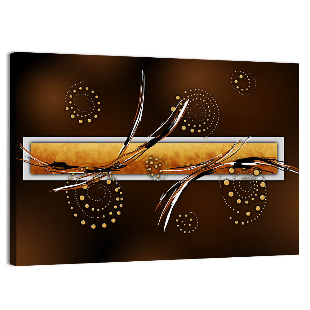 Golden Spiral Invitation Illustration Wall Art